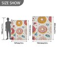 thumbnail image 6 of Yayeee Throw Blanket for Couch Soft Warm 50" x 60" Sofa Chair Bed Decoration, Pink Donut, 6 of 7