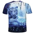 thumbnail image 1 of Linda serie de animales de león, nueva camiseta de juego para bebés, ropa con estampado de dibujos animados, camiseta de manga corta 3D Harajuku para 3-14 T9T Gao Jinjia LED, 1 of 2