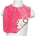 thumbnail image 1 of Lil Cub Hub BHPCH Reversible & Adjustable Minky Bib - Hot Pink Circle Print with Hot Pink Dot, 1 of 1