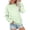 Green, variant on Bovemsi Womens Sweatshirts Women's Fashion Spring Autumn Casual Long Sleeve Hoodless Sweatshirt Top Fall Fashion Outfits 2025 Clothes