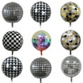 thumbnail image 4 of Colorful laser disco 4D ball birthday party decoration aluminum film balloon bar mall activity aluminum film ball balloon - Colour, 4 of 6