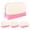 Natural / Pink, variant on Aspire 4 Pack Cotton Canvas Makeup Bag with Contrasting Bottom Multi-Purpose Cosmetic Bag with Zipper Blank DIY Craft Bag-Natural / Black