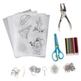 thumbnail image 3 of 5 láminas termorretráctiles navideñas para perforar llaveros, láminas de papel retráctil para llaveros y accesorios para pendientes., 3 of 7