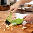 thumbnail image 1 of HAMPPLIES Dust Pan and Broom 6Pcs Mini Hand Broom Set for Office Workers, 1 of 6
