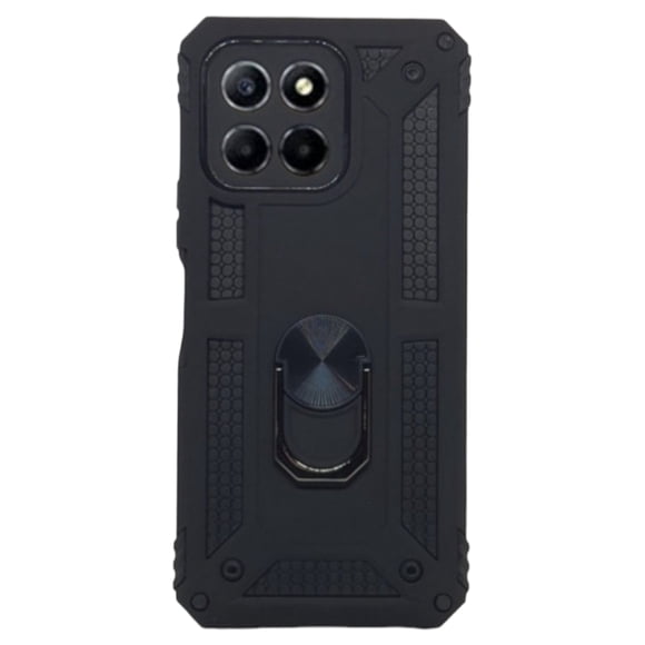 Funda Uso Rudo Cely Vesmir con Anillo Magnético Para Honor X6 Negro