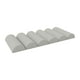 thumbnail image 3 of Soporte de soporte lumbar Cojín de almohada semi cilíndrica múltiple Propósito Montaje ajustable Memoria espuma de cojín de asiento de asiento de Gris, 3 of 8