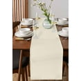 thumbnail image 2 of Hokiten Table Runners 72 Inches Long Dress Scarves, Cream Farmhouse Kitchen/Dining Table Runner, Coffee Tablerunners, Modern Pure Beige 13x72 Inch, 2 of 7