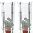 thumbnail image 2 of Climbing Vine Rack Plant Protection Cage Plants Support Reusable 4Pcs Plastic Insect-Proo Reenhouses Drawstring Mesh Net, 2 of 10