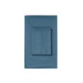 thumbnail image 2 of Spa Bed Linens Spa Sheet Set (flat+fitted+face rest cover) Fabric Microfiber Plush color NAVY 3 pcs set (sold as pack of 3 sets), 2 of 5