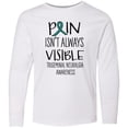 thumbnail image 3 of Inktastic Trigeminal Neuralgia Awareness Pain Isn't Always Visible Long Sleeve Youth T-Shirt, 3 of 5