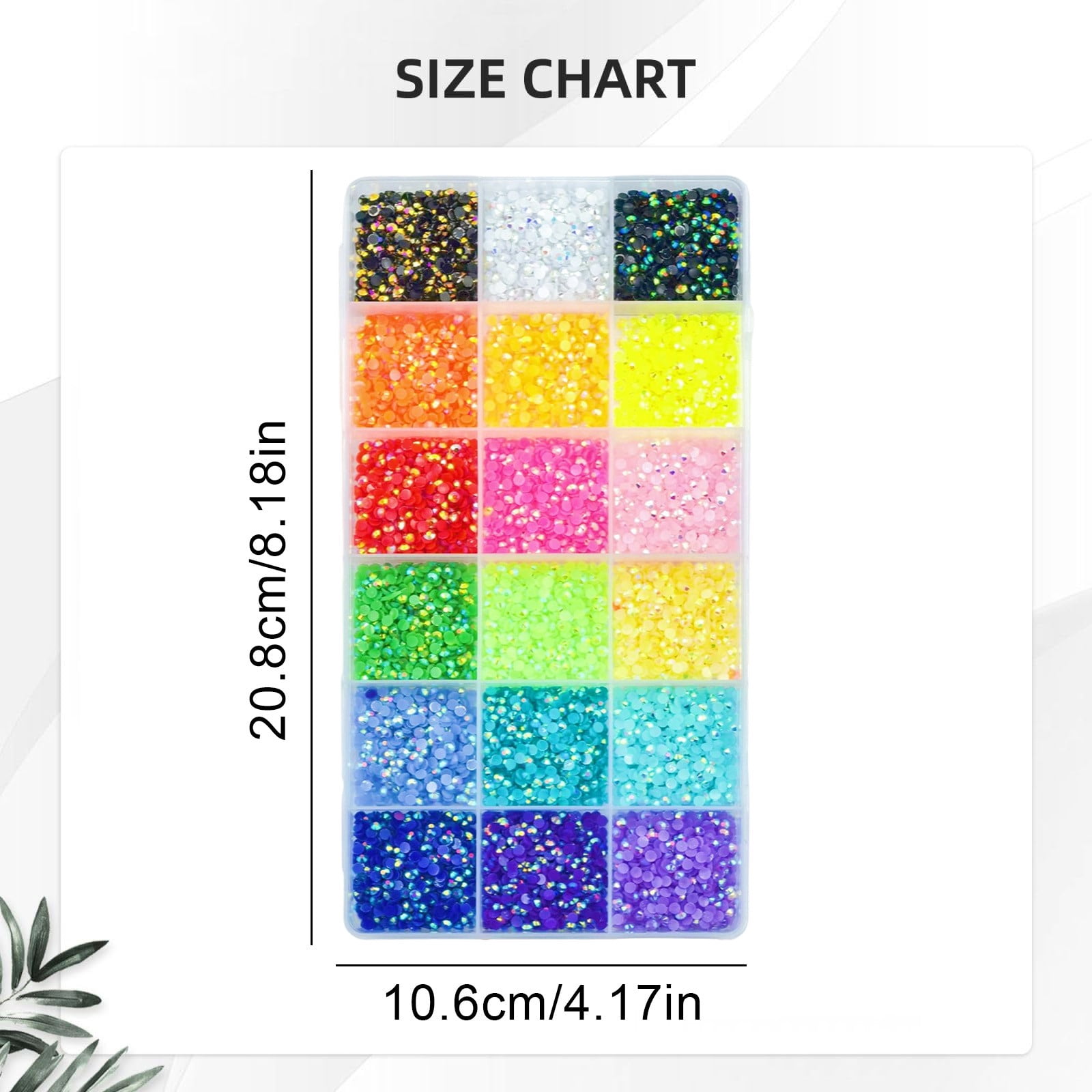 ERTZAE&nbsp;18 Color Resin Jelly Rhinestones For Bedazzling,Flatback Gems For Crafting,Bedazzling Kit For Clothing Shoes Book Diamond Art