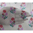 thumbnail image 4 of oneOone Viscose Chiffon Fabric Leaves & Floral Block Printed Craft Fabric BTY 42 Inch Wide, 4 of 4