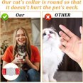 thumbnail image 5 of Ljia 5 Pack Breakaway Cat Collars, 8-11" Adjustable Small Cat Collar, Cat Collar with Bells, Safety Nylon Cat Collars, Reflective Cat Collars for Girl Boy Cats A605, 5 of 7