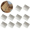 thumbnail image 3 of 10PCS Wooden Box Tri-Fold Right Angle 4-Hole Hinge Hardware Accessories, 3 of 4