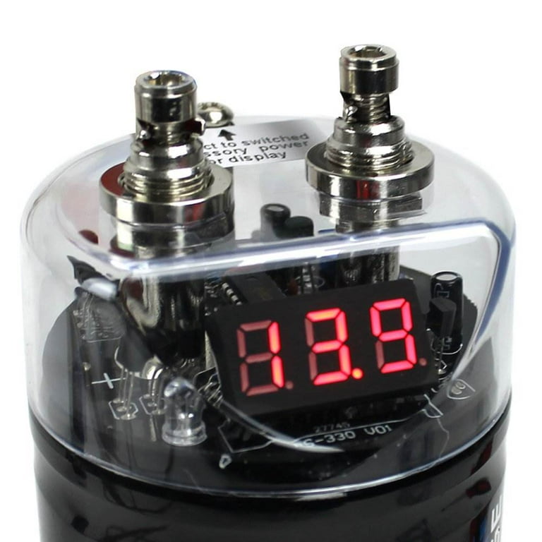 Condensateur De Puissance - Crunch CR-1000 - Capacité 1F - Affichage Numérique - Bricolage