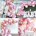 thumbnail image 4 of MMTX Pink Balloons Garland Party Decoration with Confetti Balloons Rose Gold 4D Balloons Pink Balloon for Birthday Party Wedding Baby Shower, 4 of 13