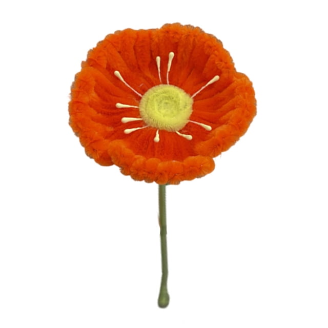 Flor de limpiapipas terminada, tallo de chenilla hecho a mano, flor falsa, regalo artesanal para mujeres, madres, esposas, cumpleaños, bodas, decoración del hogar