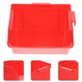 thumbnail image 1 of SEWACC 8Pcs Warehouse Storage Bins Red ABS for General Users in Hardware Storage, 1 of 8