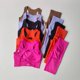 thumbnail image 3 of Chándal para mujer, conjuntos de Yoga y Fitness, ropa deportiva, Sujetador deportivo de entrenamiento + Leggings de cintura alta, ropa de gimnasio, trajes deportivos sin costuras, 3 of 5