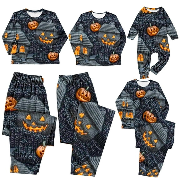 Halloween ! Family Halloween Pajamas Short Sleeve,Halloween Family Long Sleeve Family Matching Set 2pcs Soft Elastic Waist Sets,Family Halloween Pajamas Set