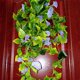 thumbnail image 5 of Cateissary 2 uds vid Artificial gloria de la mañana follaje colgante decoración del hogar planta de vid de simulación Plantas Artificiales azul, 5 of 6