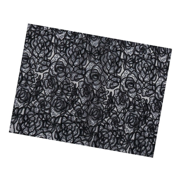 Tela de encaje floral costura de tul encaje de tul de red francés