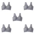 thumbnail image 3 of Sujetador Qarigey Cómodo 5D Push Up Seamless No Back Gris Type2 NO2, 3 of 6