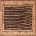 thumbnail image 1 of Ahgly Company Indoor Square Persian Brown Traditional Area Rugs, 5' Square, 1 of 4