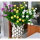 thumbnail image 3 of Flores artificiales falsas para exteriores, arbustos, paquete de 8, vegetación de plástico sintético para interior y exterior, maceta colgante, hogar, oficina, boda, granja, decoración oso de fresa Juguete, 3 of 4
