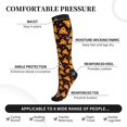 thumbnail image 3 of Bixox Cartoon Pizza Print Compression Socks,Compression Socks Women & Men Circulation for Medical,Running,Athletic, 3 of 7