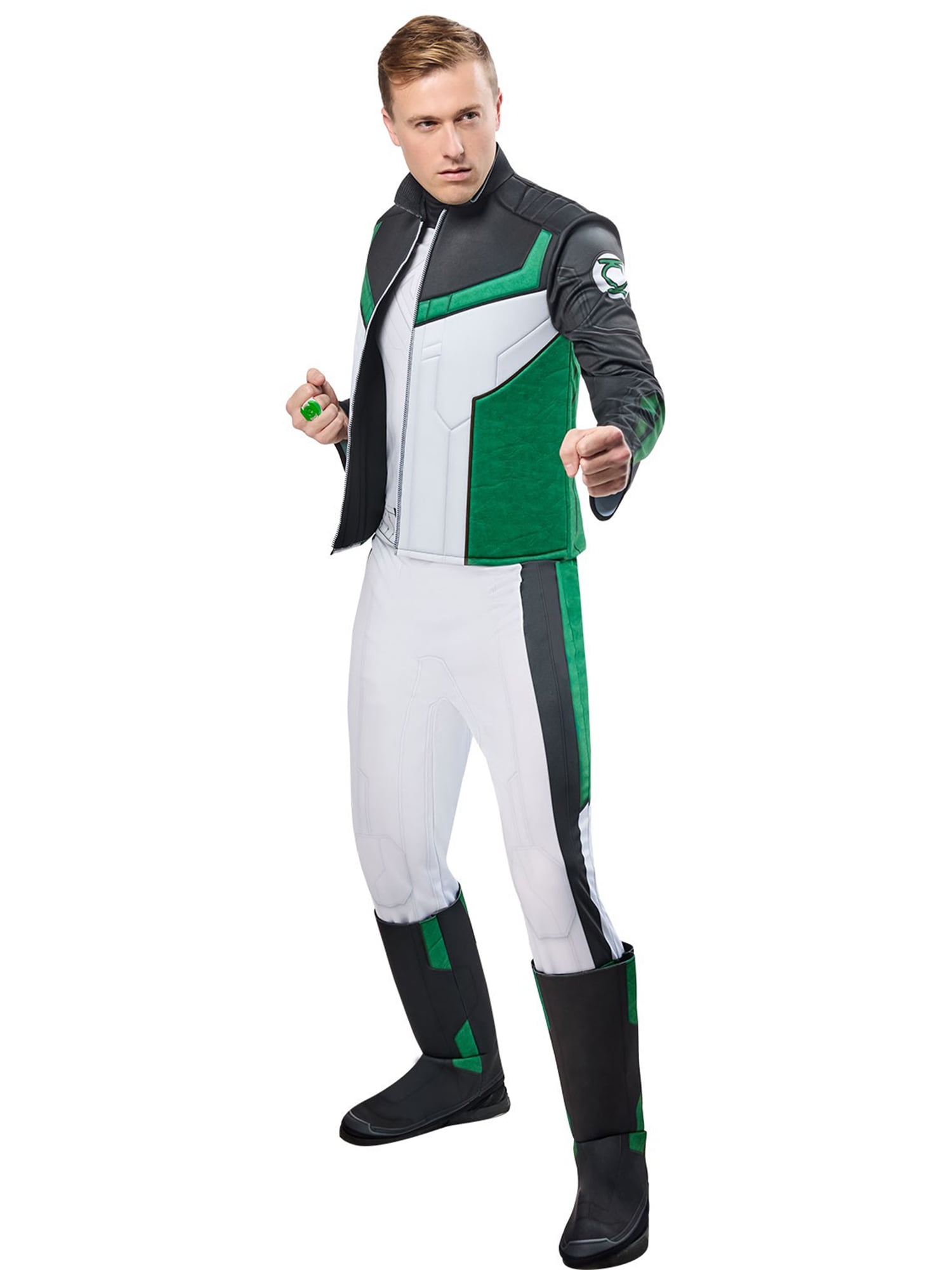 Superman Movie Green Lantern Deluxe Costume for Adults by Rubies, Men's