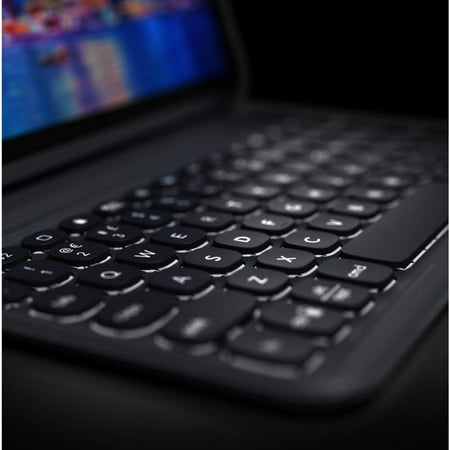ZAGG - Pro Keys Wireless Keyboard & Detachable Case for Apple iPad Pro 12.9" (3rd Gen, 4th Gen, 5th Gen, iPad Air 6th gen, 13") - Black