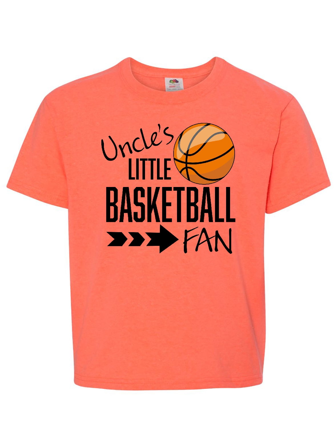 Uncle's Little Basketball Fan Youth TShirt