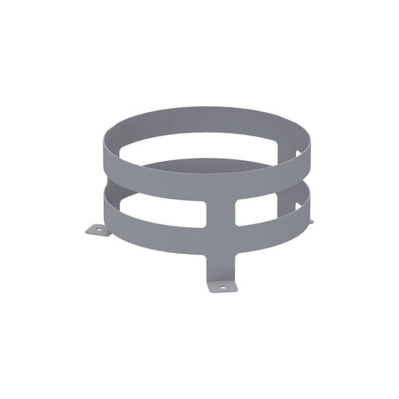 Holman Bucket Holder 40120 Holds 5 Gallon Bucket; Mounts To Van Floor; Gray