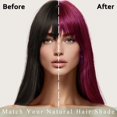 thumbnail image 4 of Champú FVQUHVO Tinte para cabello rojo uva, 500 ml, 3 en 1 para mujeres y hombres, 4 of 7