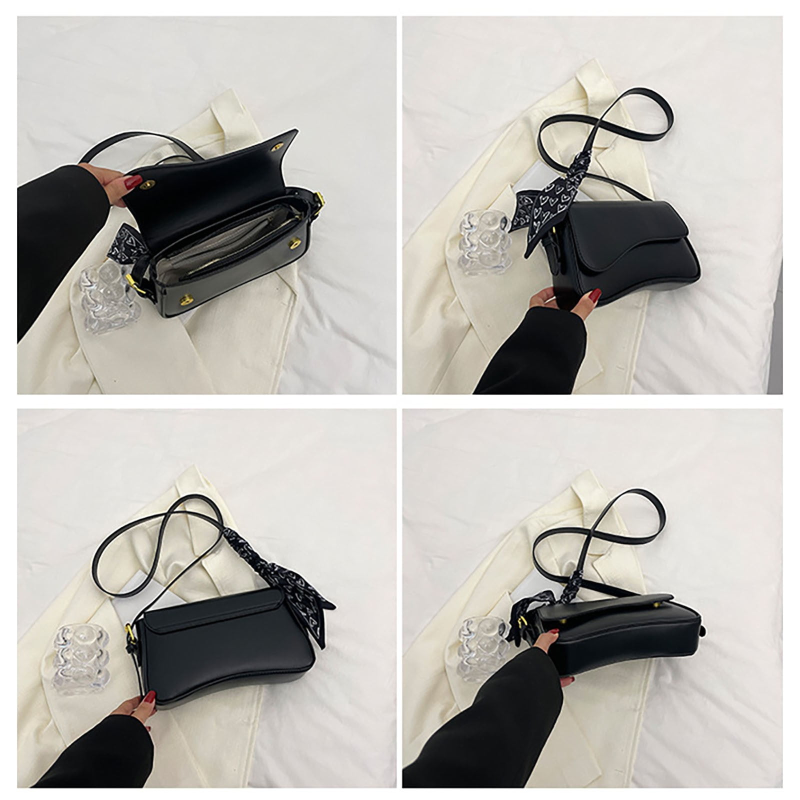 Jierger Small Shoulder Bag Purse for Women Handbag Clutch Purse Classic Retro Crossbody Bag Satchel for Women Shoulder Purses and Handbags for Men Women Outdoor Travel Work