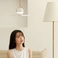 thumbnail image 6 of 10inch Foldable Ceiling Fan 3-Speed Hanging Fan with Lamp 2 in1 Canopy Fan Camping Fan for Outdoor Travel Train, 6 of 10