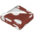 thumbnail image 2 of Bixox Fleece Blanket Maroon And White Polka Dot Pattern Super Soft Double-Sided Microfiber Flannel Blanket for Sofa, Bed, Couch,Suitable for All Seasons - 80"x60", 2 of 5