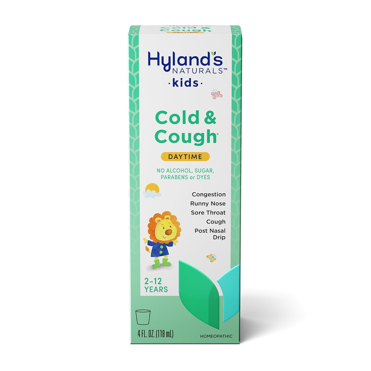 Hyland's Naturals Kids Cold & Cough Relief Liquid, Natural Relief of Common Cold Symptoms, 4 Ounces