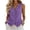 Purple, variant on Stralyhd Vest Tops for Women V-Neck Sleeveless Button Down Trendy Linen Vest Waistcoat Dressy Casual Top Dark Gray XXL