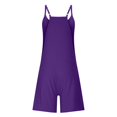 thumbnail image 7 of NMMUED Short Rompers for Women Casual Romper One Piece Jumpsuits for Women Overalls for Women Loose Fit Womens Rompers for Summer, Dark Purple L, 7 of 7