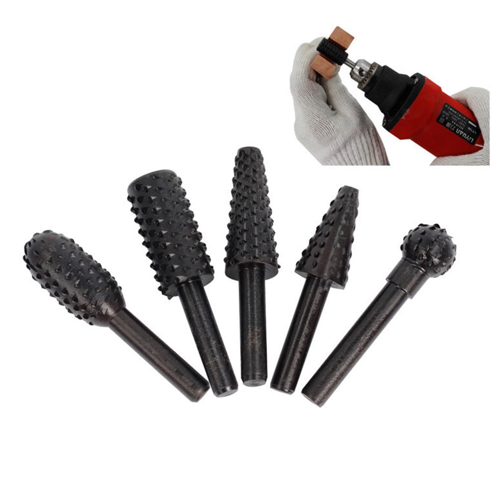 5pc Titanium 10 Step Drill Bit 1//4/" to 1-3//8/" Inches Tool for Metal Plastic Wood