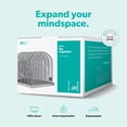 thumbnail image 4 of Desktop File Organizer Sorter by Mindspace with 6 Vertical Compartments, Mesh File Office Organizer | Paper Work Divider | the Mesh Collection, Silver, 4 of 8