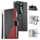 thumbnail image 1 of Funda cartera GANGXUN para OPPO Reno 11F 5G , cuero PU con tarjetero, cremallera, correa de mano, soporte y protección 607°, 1 of 6