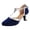 105#Blue, variant on Women's Flapper Shoes T-Strap Vintage Gatsby 1920s Dance Shoes Latin Tango Salsa Ballroom Heels