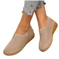 thumbnail image 6 of Qingpeng Womens Hollow Perforated Slingback Wedge Closed Toe Back Strap Clog Sandals Soft Insole Casual Summer Outdoor Footwear, 6 of 6