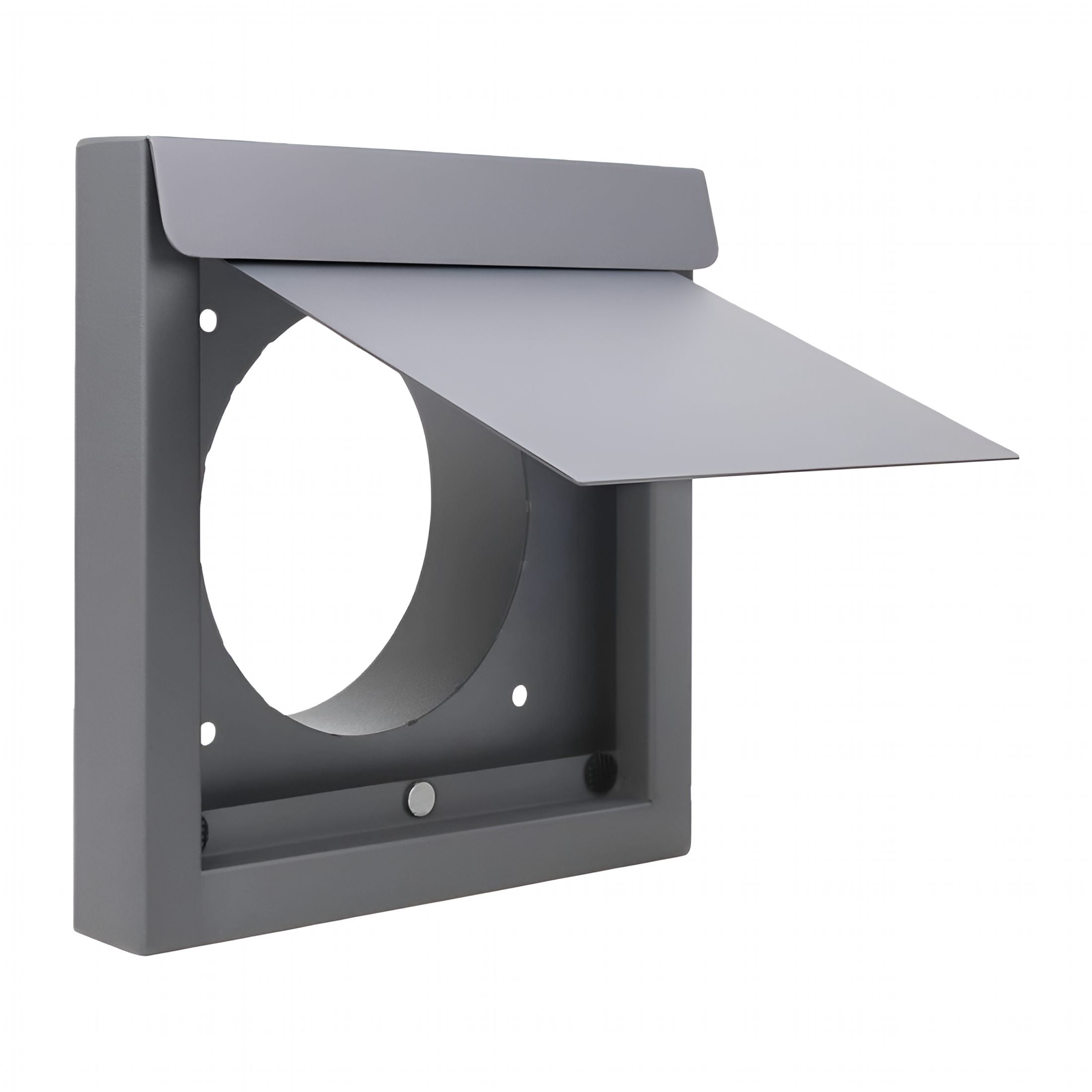 ZHZFKQ 4Inch Exterior Dryer Vents Cover Carbon Steel Exterior Wall Vents Hood