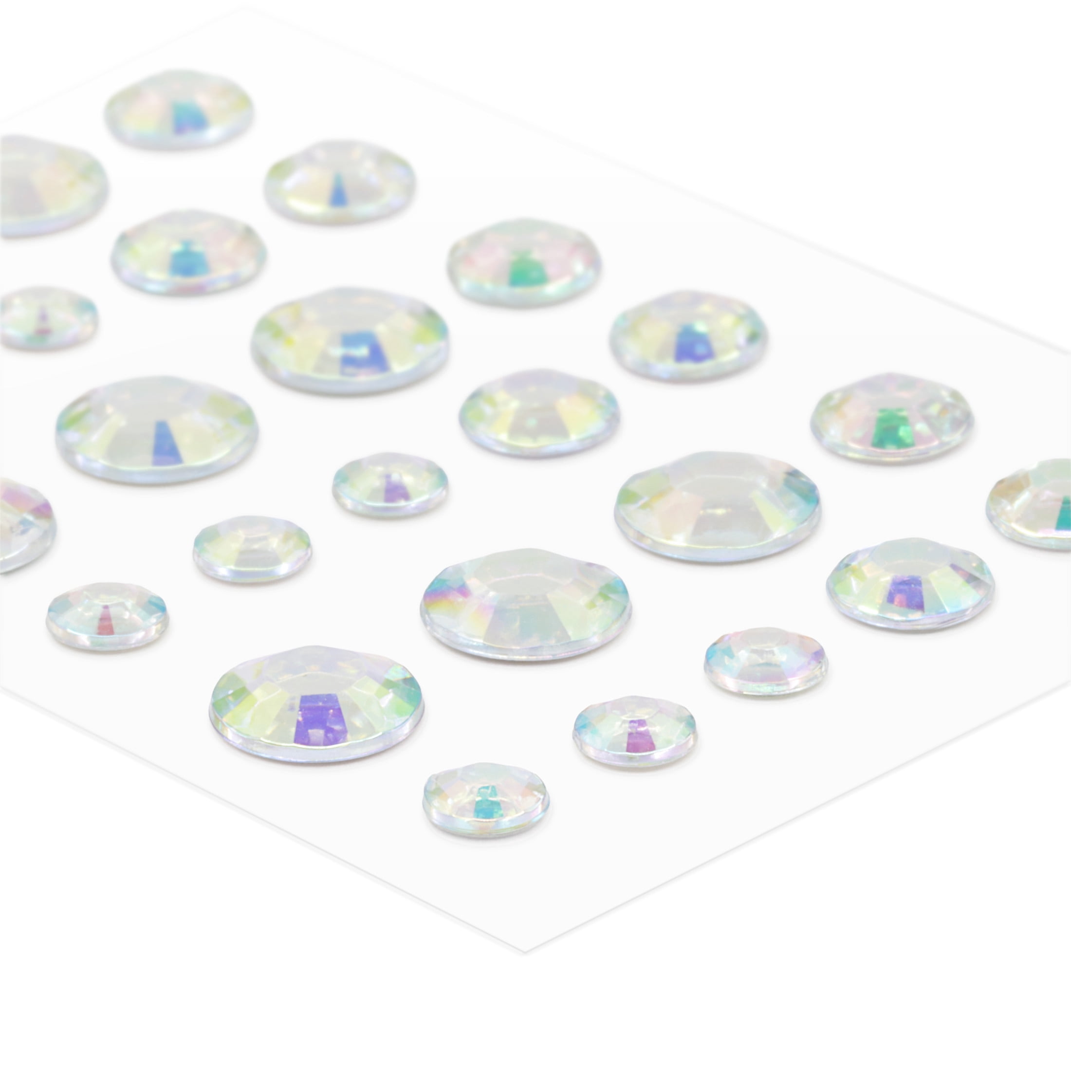Hello Hobby Accessories Adhesive Gems Clear, 54 piece