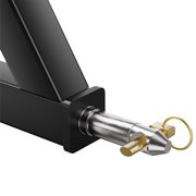 Yeshouse 3 Point 2 Inch Trailer Hitch Receiver,Heavy Duty Tractor Drawbar Adapter,Category 1 Quick Hitch Attachment for Subcompact Tractors,Farm Equipment Towing Ball Hook,Black