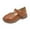 Brown, variant on Zanarzt Kids Mary Jane Shoes Baby Girls Mary Jane Flats Walking Shoes Soft Rubber Sole Princess Wedding Brown,US 8